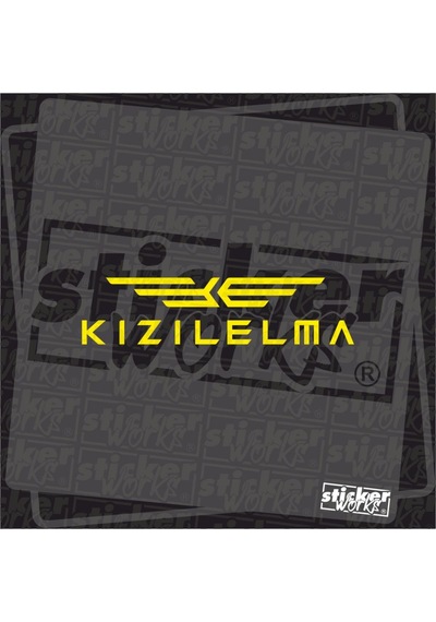 Kızılelma Hologram Sticker Sarı