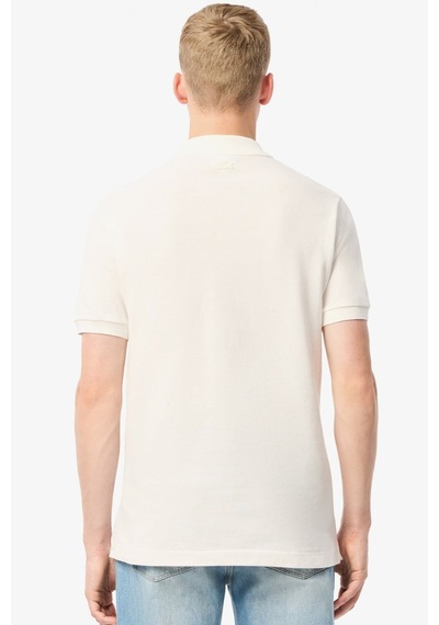 Lacoste Classic Fit Polo T-shirt Erkek Polo Yaka Tişört Beyaz