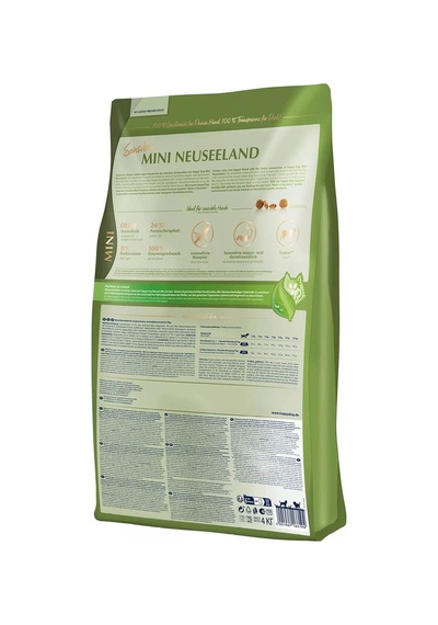 Happy Dog Sensible Mini Neuseeland Kuzu Etli Yetişkin Köpek Maması 4 KG