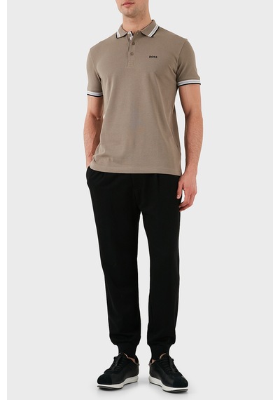 Boss Erkek Polo Yaka T Shirt 50469055 338 Haki Haki