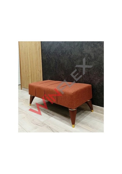 Winflex Şık Ve Fonksiyonel Dekoratif Puf 38x100 Cm Turuncu