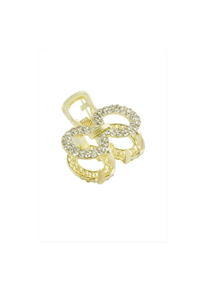 Oval Taşlı Minik Metal Mandal Toka 2,5 Cm Diğer