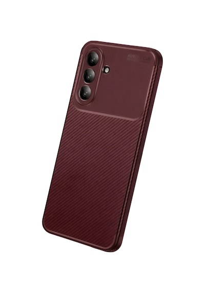 Samsung Galaxy Uyumlu A27 5g Kılıf Karbon Silikon Case Bordo