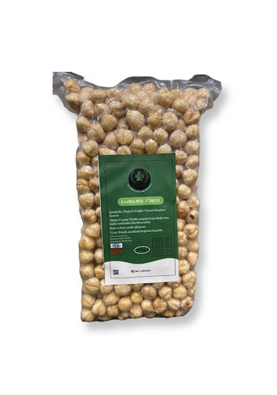 Doğal Kavrulmuş Organik Fındık Içi Vakumlu 1 Kg 1 KG