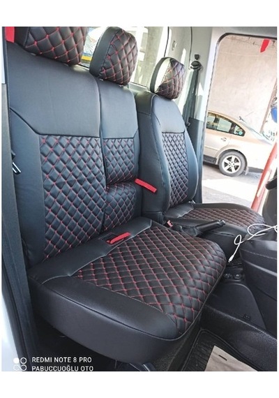 Fiat Pratico 2+1 Araca Özel Deri Oto Koltuk Kılıfı (500409661)