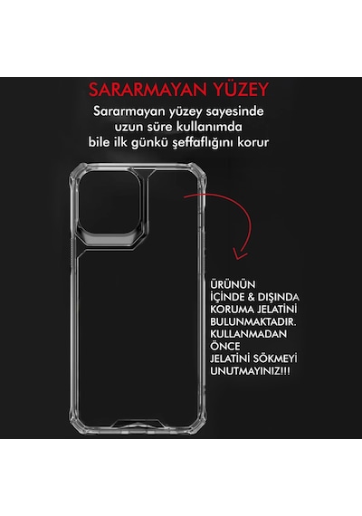 Apple Uyumlu iPhone 16 Plus Kılıf Lux Sararmaz Silikon Şeffaf Kapak Şeffaf