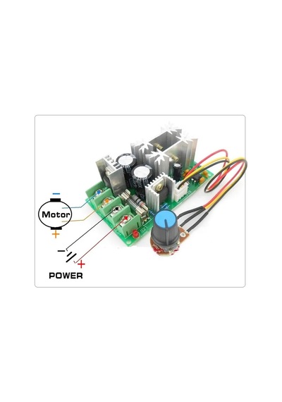 Dc Motor Hız Ayarlayıcı Regülatör 12v24v36v48v Pwm Controller 20a Current Regulator