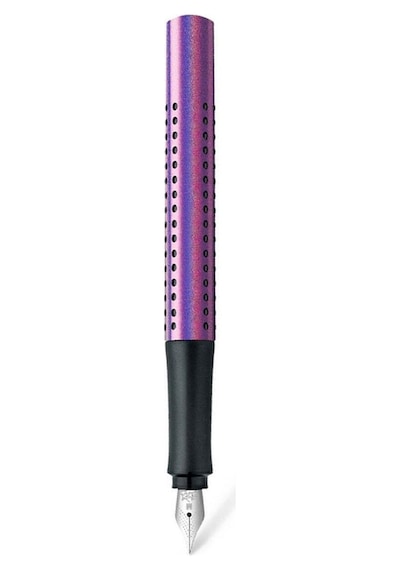 Faber Castell Grip Dolmakalem M Uç Mor Işıltılı Çok Renkli