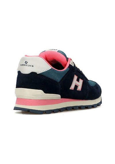 Hammer Jack Hakiki Deri Laci-Coral Kadın Ayakkabı 102 19250-G Lacivert