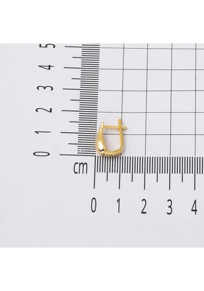 Bilezikci Su Damlası Sarı Altın Küpe 8692500307868