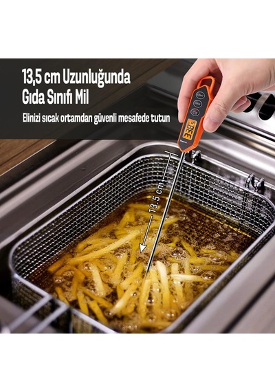 ThermoPro TP01H Işıklı Daldırma/Saplama Gıda Pişirme Termometresi - T07595