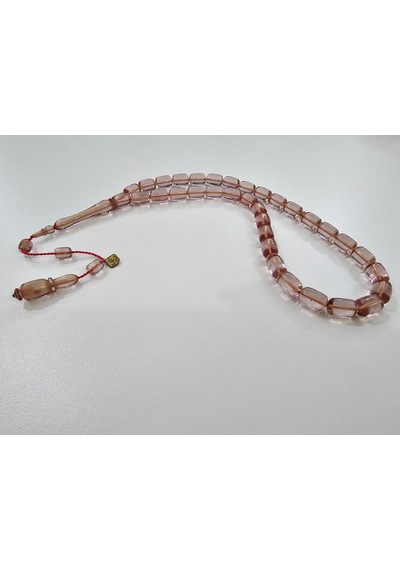 Han Faturan Hasan Ayhan İmzalı Kehribar Tesbih 8 X 12 Mm Kapsül K