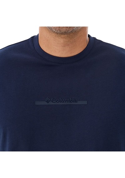 Columbia Csc Bar Split Graphic Kısa Kollu Erkek T-shirt Cs0121 Lacivert