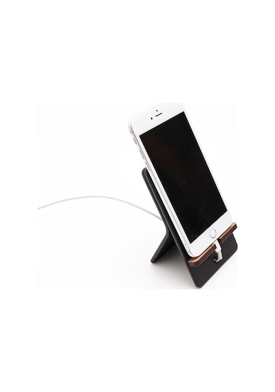 Turgut Office Deri Dikey Telefon Tutucu