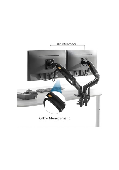 Polotech North Bayou Nb F160 17-32" Çift Kol 2-9 Kg Amortisörlü Monitör Standı