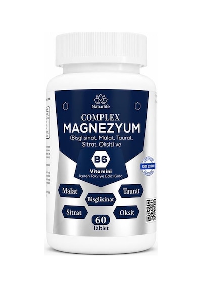 Naturlife Magnezyum Complex B6 Vitamin 60 Tablet