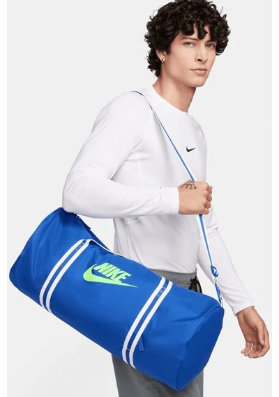 Nike Heritage Duff 30 Lt Unisex 53,5cm X 25,5cm X 25,5cm Günlük Stil Çanta Mavi Mavi̇