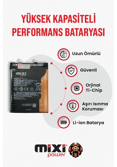 Xiaomi Redmi Note 14 Pro Plus Uyumlu Tam Kapasite Batarya