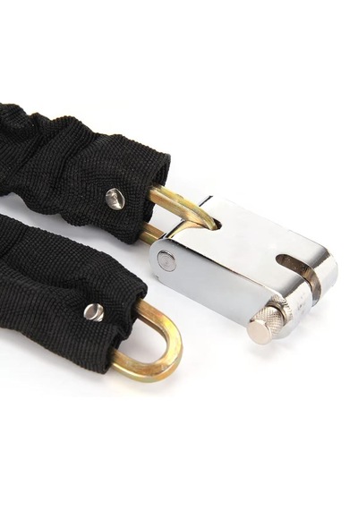 Bisiklet, Motosiklet İçin Kilit Kesilemeye Dayanlıklı Çelik 1,4 Cm Kilit Anahtar Dahil 82 Cm