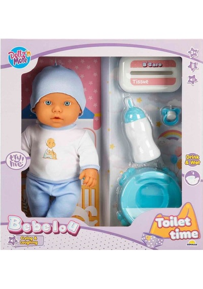 1030141 Sesli Tuvalet Zamanı Bebek Seti 32 Cm -nessiworld