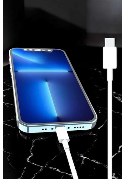 Iphone - 607 - Uyumlu İos Uyumlu Lightning Hızlı Şarj Tye C Lightning - Csmo-tex - Şarj Kablosu