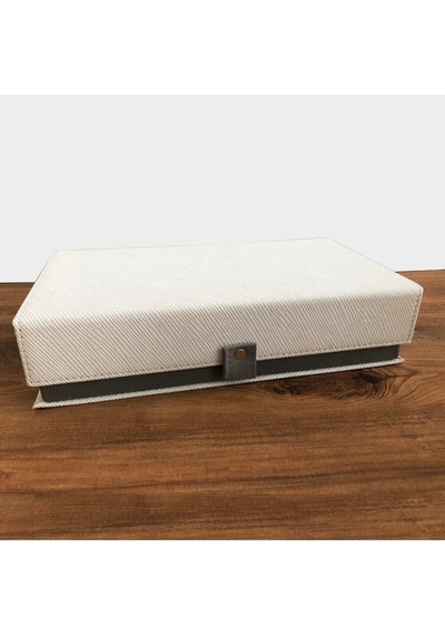 Deri Kaplamalı Mıknatıslı Bebek Organizer Ekru - 14,6 X 29,5 X 28,1 Çok Renkli