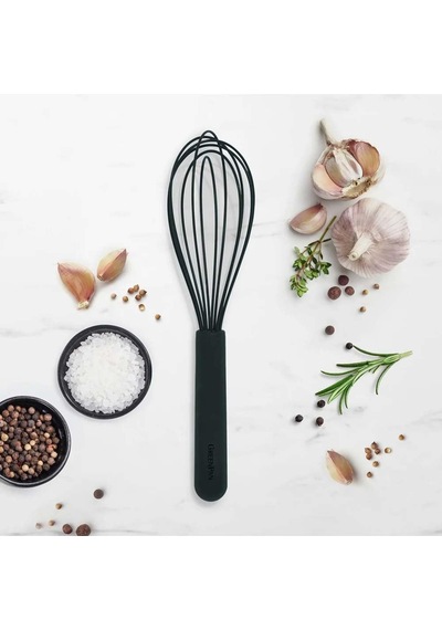 Greenpan Silikon Çırpıcı Mat Siyah, Platinum Serisi, Çelik Gövdeli, 200 C Isıya Dayanıklı, Bpa'sız Diğer