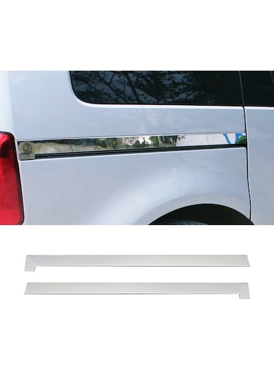 Vw Caddy 2015-2020 Arası Krom Sürgü Nikelajı 2 Pcs P.çelik