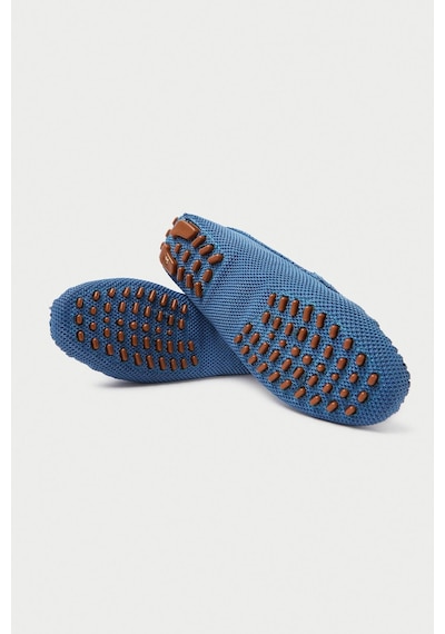 Mubiano Summer Kadın Triko Mavi Babet & Loafer -mstb2020-m Mavi