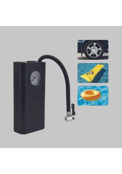 Type-c Şarjlı 80w Elektrikli Kompresör Oto, Motosiklet Ve Bisiklet Lastik Pompası