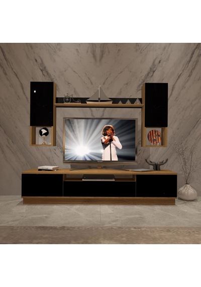 Decoraktiv Trendstyle 5das Mdf Tv Ünitesi Tv Sehpası Pera - Siyah