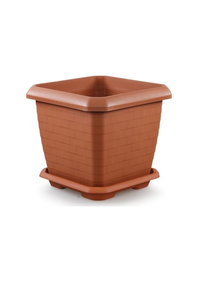 Hisar Kale Saksı 25,5 Litre - Kiremit