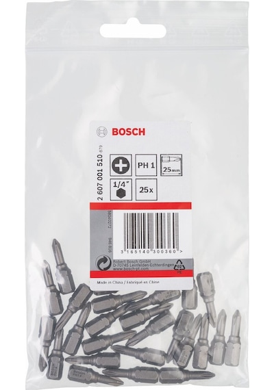 Bosch Extra Hard PH1x25 MM Vidalama Ucu 25'li - 2607001510
