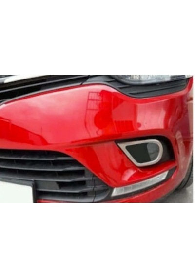 Renault Clio 4 Sis Fari Çerçevesi Krom 2018 2019 2020