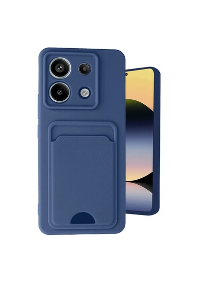 Xiaomi Redmi Note 13 Pro 5g Kılıf Kelvin Kartvizitli Silikon Lacivert