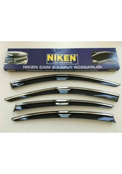 Niken Honda Crv 2012- Kromlu Cam Rüzgarlığı 4lü