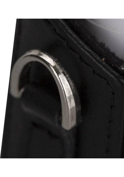 Aurel Onyx Black Charm Hakiki Deri Apple Uyumlu Airpods Kılıfı 1 & 2 Kılıf