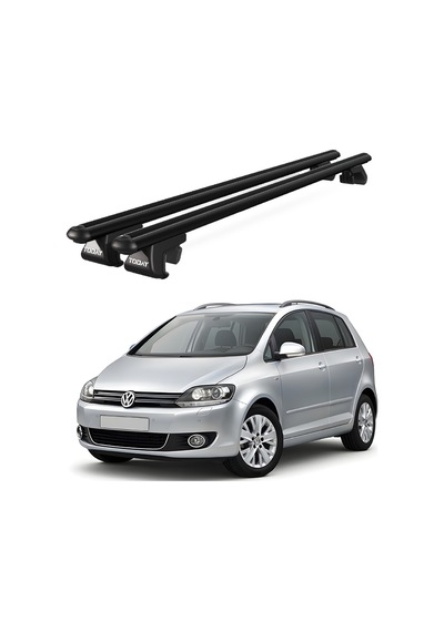 Volkswagen Golf Plus 2009-2014 Uyumlu Siyah Ara Atkı Port Bagaj Tavan Barı