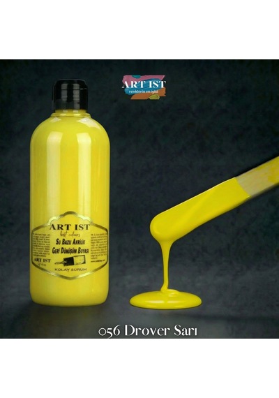 Su Bazlı Geri Dönüşüm Boyaları - 056 Drover Sarı Ahşap, Taş Tozu, Hobi, Dıy