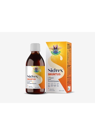 Sidrex Imuntus Zencefil Eki Vitamin C Ve Çinko İçeren Takviye Edici Gıda 150 ML