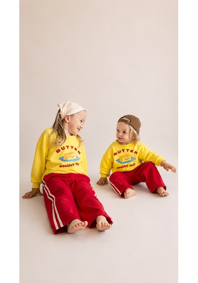 Elzo Collection Erkek Çocuk Butter Ön Arka Baskılı Üst Çizgili Alt 3 İplik Kumaş Alt Üst Takım Çok Renkli Elzo Collection Erkek Çocuk Butter Ön Arka Baskılı Üst Çizgili Alt 3 İplik Kumaş Alt Üst Takım Çok Renkli