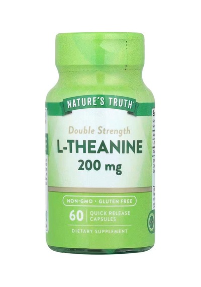 Nature's Truth L-theanine Brain & Cognitive Amino Acid 200 Mg 60 Quick Release Capsules Nature's Truth L-theanine Brain & Cognitive Amino Acid 200 Mg 60 Quick Release Capsules