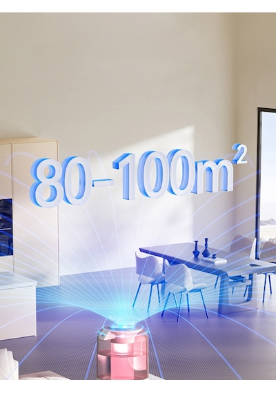 7go 7g-uhd1 Ultrasonik Çift Çıkışlı Hava Nemlendirici 2l Su Kapasiteli, Usb-c, Led Işıklı, Sessiz