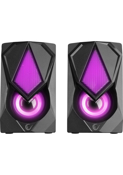 Rampage Rms-g19 2.0 5 Watt Led Işıklı Siyah Multimedia Speaker