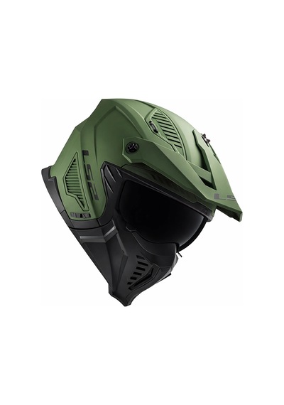 Ls2 Drıfter Siyah Vizör Kask Mat Yeşil