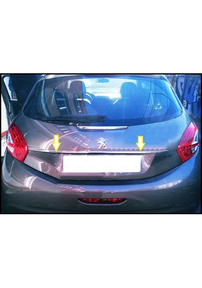 Ebal Otomotiv Peugeot 208 Krom Bagaj Çıtası 2012 üzeri P.Çelik