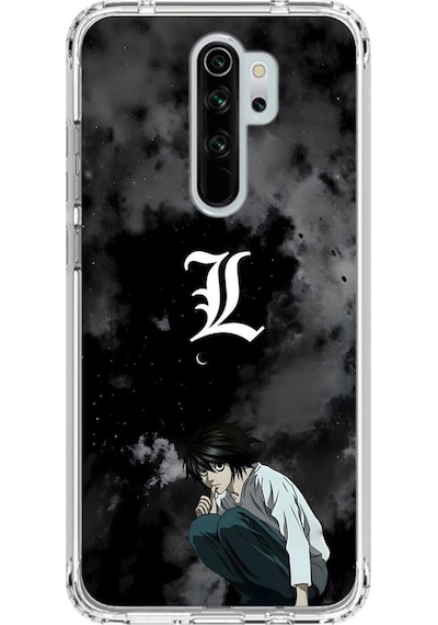 Xiaomi Redmi Note 8 Pro Uyumlu Şeffaf Kılıf Death Note 2 Tasarımlı
