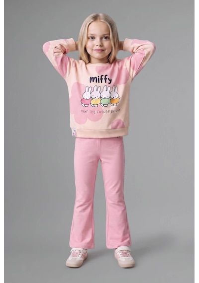Defacto 2'li Miffy Baskılı Ekru Kız Bebek Alt-üst Takım I2162a5/er233