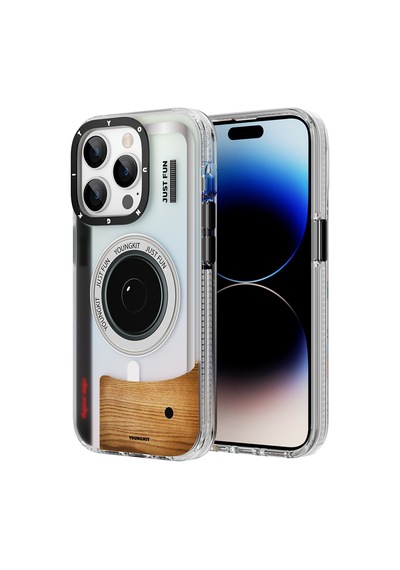Youngkit Apple Uyumlu iPhone 14 Pro Kılıf Magsafe Şarj Özellikli Lens Figürlü YoungKit Art Film Serisi Kapak YOUNGKİT-TA85948