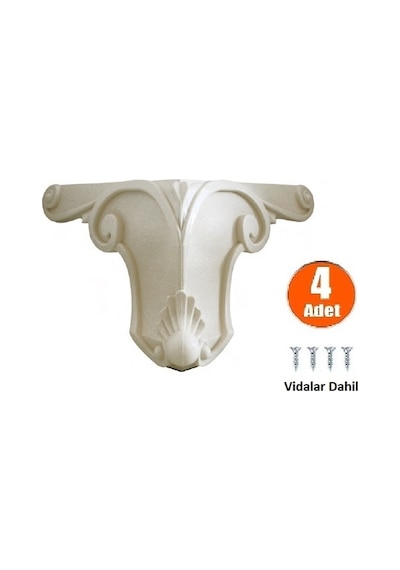 Mobaksaksesuar Aslan Lükens Ayak 12 Cm 4 Adet